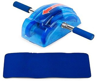 Instafit Ab Slider Roller Abdominal Exercise With Free Mat Ab Exerciser(Blue)
