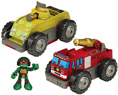 Teenage Mutant Ninja Turtles Turtles Pre-Cool Half Shell Heroes Mutations Fire Truck to Tank with Raphael Mutating Vehicle and Figure(Multicolor)
Teenage Mutant Ninja Turtles Turtles Pre-Cool Half Shell Heroes Mutations Fire Truck to Tank with Raphael Mutating Vehicle and Figure(Multicolor)