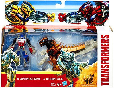 Transformers 4 Age Of Extinction Exclusive 2Pack Optimus Prime & Grimlock(Multicolor)
Transformers 4 Age Of Extinction Exclusive 2Pack Optimus Prime & Grimlock(Multicolor)