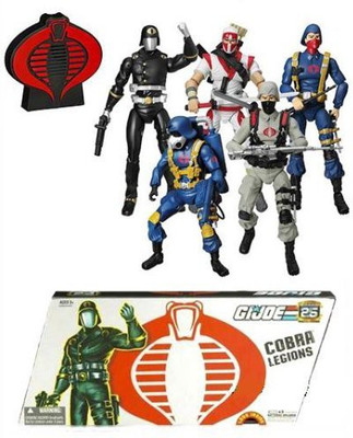 G.I. Joe 25Th Anniversary Cobra Legions 5Pack Box Set(Multicolor)