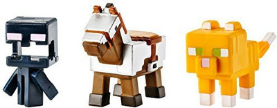 Mattel Minecraft Mini Figure 3-Pack, Armored Horse, Screaming Enderman & Tabby Cat(Multicolor)
Mattel Minecraft Mini Figure 3-Pack, Armored Horse, Screaming Enderman & Tabby Cat(Multicolor)