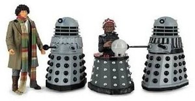 Character Options Doctor Who Destiny of the Daleks Fourth Doctor - Davros - 2 Daleks Action Figure 4-pack(Multicolor) 
Character Options Doctor Who Destiny of the Daleks Fourth Doctor - Davros - 2 Daleks Action Figure 4-pack(Multicolor)