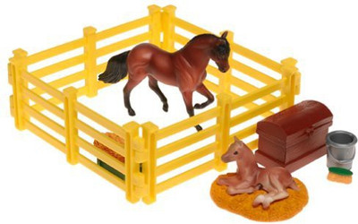 Reeves International Inc. Breyer Stablemates New Arrival Play Set(Multicolor)