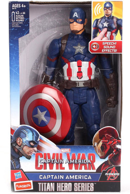 Funskool Marvel Figures - 20" Titan Hero Series Captain America Figure(Multicolor)
Funskool Marvel Figures - 20" Titan Hero Series Captain America Figure(Multicolor)