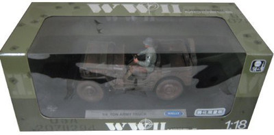 Willys Jeep 1/4 Ton Us Willys Army Jeep Dirty Version With 1/18 Welly(Multicolor)
Willys Jeep 1/4 Ton Us Willys Army Jeep Dirty Version With 1/18 Welly(Multicolor)