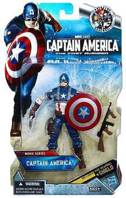 Hasbro Captain America Movie Exclusive 6 Inch Captain America(Multicolor)