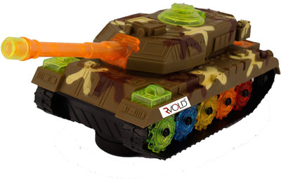 RVOLD Battery Operated Military Tank Toy with Beautiful Attractive Flashing Lights and Music goes around and changes directions on contact - Great Gift Toys for Kids(Multicolor)
RVOLD Battery Operated Military Tank Toy with Beautiful Attractive Flashing Lights and Music goes around and changes directions on contact - Great Gift Toys for Kids(Multicolor)