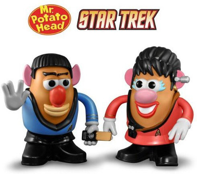 Star Trek Spock And Uhura Mr. Potato Head(Multicolor)