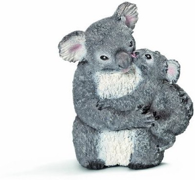 Schleich Koala Bear With Cub(Multicolor)