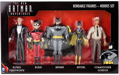DC Comics The New Batman Adventures 5.5 " Bendable Figures - Heroes Set(Multicolor)
DC Comics The New Batman Adventures 5.5 " Bendable Figures - Heroes Set(Multicolor)