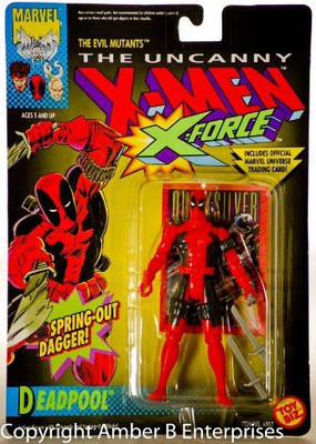 X-Men The Uncanny Xmen 1St Edition Deadpool 5" (1992 Biz)(Multicolor)