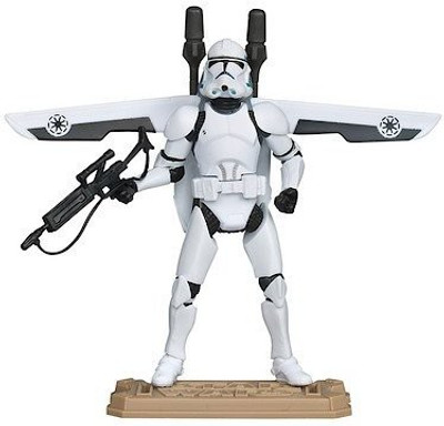 Hasbro Star Wars Clone Wars 2012 Animated Series 375 Inch Clone(Multicolor)