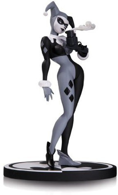 DC Comics Collectibles Batman Black & White Harley Quinn Statue(Multicolor)