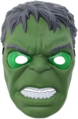 Tuelip Avengers Age of Ultron Super Hero Hulk Camouflage Face Mask Cosplay for Party With Led Light(Green)
