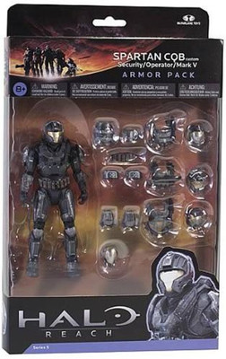 McFarlane Toys Halo Reach Series 5 6 Inch Scale Spartan Cqb Custom & 3(Multicolor)