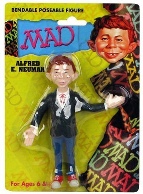 Wonderland Toys Alfred E Newman Bendable Mad Tv/Magazine Mascot(Multicolor)