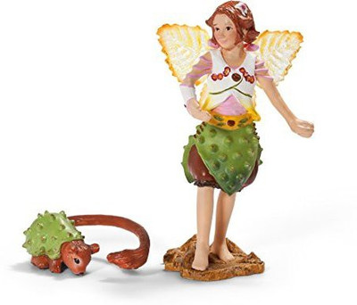 Schleich Chestnut Elf With Fellow(Multicolor)