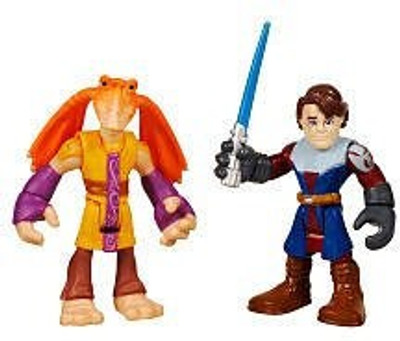 Hasbro Playskool Heroes, Star Wars, Jedi Force Figures, Anakin Skywalker and Jar Jar Binks(Multicolor)
Hasbro Playskool Heroes, Star Wars, Jedi Force Figures, Anakin Skywalker and Jar Jar Binks(Multicolor)