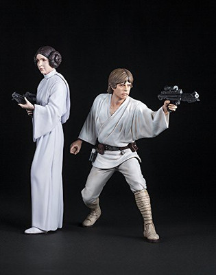 Kotobukiya Luke Skywalker And Princess Leia "Star Wars" Artfx+ Statue(Silver)
Kotobukiya Luke Skywalker And Princess Leia "Star Wars" Artfx+ Statue(Silver)