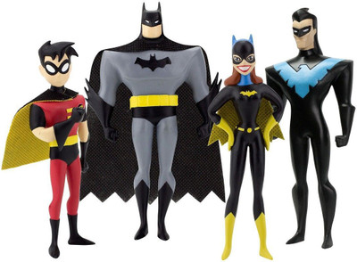 NJ Croce The New Batman Adventures "Masked Heroes" Bendable Figure Set(Multicolor)
NJ Croce The New Batman Adventures "Masked Heroes" Bendable Figure Set(Multicolor)