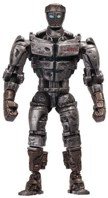 Real Steel Wave 1 Atom The Junkyard Bot Lights Up(Black)