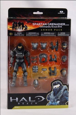 Halo Reach McFarlane Toys Deluxe Action Figure Boxed Set STEEL Spartan Grenadier Custom Armor Pack Commando, Scout, EVA(Multicolor)
Halo Reach McFarlane Toys Deluxe Action Figure Boxed Set STEEL Spartan Grenadier Custom Armor Pack Commando, Scout, EVA(Multicolor)