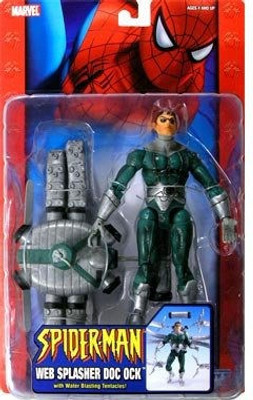 Spiderman CLASSICS " DOC OCK " WEB SPLASHER WITH WATER BLASTING TENTACLES MOC(Multicolor)