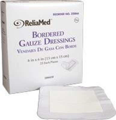 Reliamed Bordered Gauze Adhesive Band Aid(Set of 6)
Reliamed Bordered Gauze Adhesive Band Aid(Set of 6)