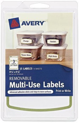 Avery Label(Set of 4, White)
Avery Label(Set of 4, White)