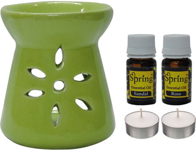 SPRING Sandal, Rose Aroma Oil, Diffuser Set(20 ml)