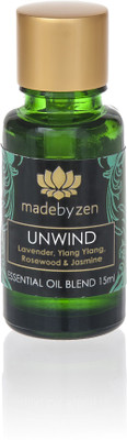 Madebyzen Lavendar,Ylang Ylang, Rosewood,Jasmine Aroma Oil(15 ml)