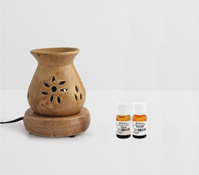 Brahmz Rose / Sandal Aroma Oil, Diffuser Set(20 g)