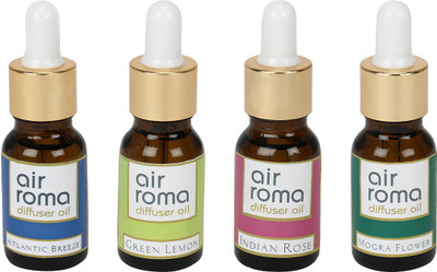 Airroma Atlantic Breeze, Green Lemon, Indian Rose, Mogra Flower Aroma Oil, Spray(120 ml)
Airroma Atlantic Breeze, Green Lemon, Indian Rose, Mogra Flower Aroma Oil, Spray(120 ml)