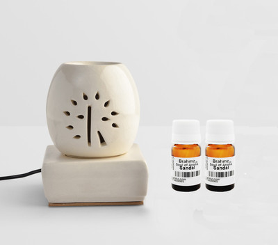 Brahmz Sandal / Sandal Aroma Oil, Diffuser Set(20 g)