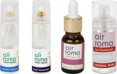 Airroma Atlantic Breeze, Fresh Lavender, Indian Rose, Original Rose Aroma Oil, Spray(490 ml)
Airroma Atlantic Breeze, Fresh Lavender, Indian Rose, Original Rose Aroma Oil, Spray(490 ml)