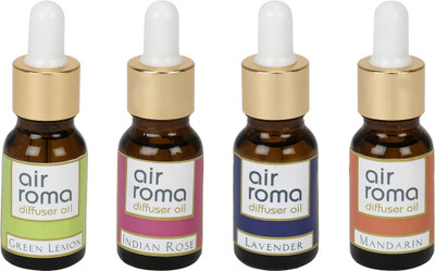 Airroma Green Lemon, Indian Rose, Lavender, Mandarin Aroma Oil, Spray(90 ml)