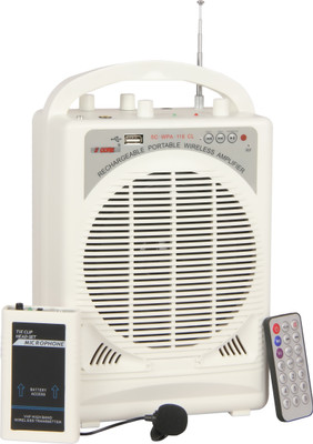 5 Core PA 116CL Yogamaster Portable Amplifier Rechargeable with Wireless Collar Mic 100 W AV Power Receiver(White)
5 Core PA 116CL Yogamaster Portable Amplifier Rechargeable with Wireless Collar Mic 100 W AV Power Receiver(White)