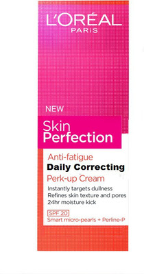 L'Oreal Paris Skin Perfection Anti Fatigue Daily Correcting Perk up Cream(35 ml)
L'Oreal Paris Skin Perfection Anti Fatigue Daily Correcting Perk up Cream(35 ml)