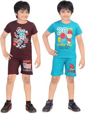 Dongli Kids Nightwear Boys Cotton(Multicolor, Brown & blue & dbps & brown & tblue
Dongli Kids Nightwear Boys Cotton(Multicolor, Brown & blue & dbps & brown & tblue