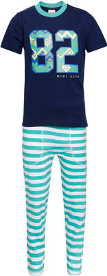 FS Mini Klub Kids Nightwear Boys Cotton(Blue