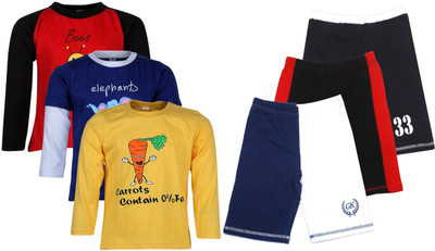 Gkidz Boys Casual T-shirt, Multicolor