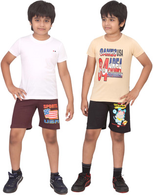 Dongli Kids Nightwear Boys Printed Cotton(Multicolor), Brown & black & beige & white
Dongli Kids Nightwear Boys Printed Cotton(Multicolor), Brown & black & beige & white