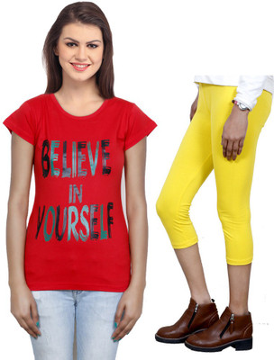 IndiWeaves Apparels>Women>Combo Sets Top Girls Combo