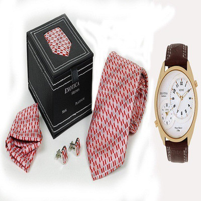 Exotica Fashions Wrist Watch Men's Combo
