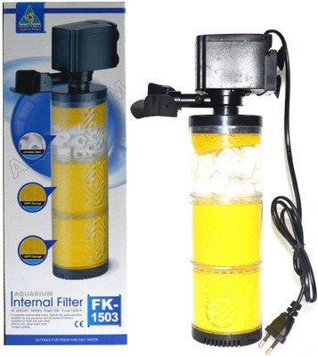 Asian Star Internal Filter FK-1503 (Power: 15W - F.Max: 1200L/Hr | Completely Submersible Motor, Safe & Rely Quiet Operation) Power Aquarium Filter(Mechanical Filtration for Salt Water and Fresh Water)
Asian Star Internal Filter FK-1503 (Power: 15W - F.Max: 1200L/Hr | Completely Submersible Motor, Safe & Rely Quiet Operation) Power Aquarium Filter(Mechanical Filtration for Salt Water and Fresh Water)