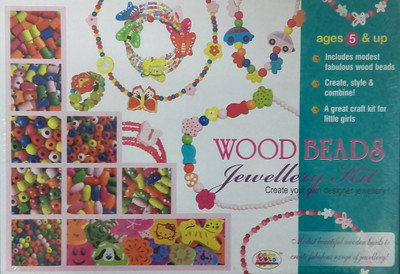 Ekta Toys Ekta Wood Beads Jewellery Kit for Senior