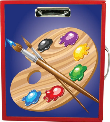 Enigmatic Woodworks Wooden Art Box - Art Theme1(Red)