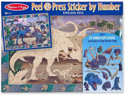 Melissa & Doug Peel & Press - Dinosaur