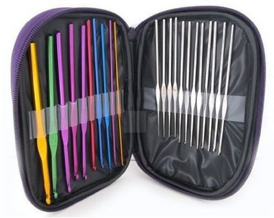 TribaSensation Aluminium & Steel Multi-coloured Crochet Hooks with Case (weave craft set) - for Knitting - TribalSensationTM
TribaSensation Aluminium & Steel Multi-coloured Crochet Hooks with Case (weave craft set) - for Knitting - TribalSensationTM