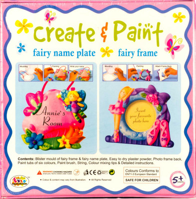 Promobid Create & Paint -Fairy Name Plate & Frame
